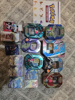 Huge Pokemon Card Lot With Tins, And Extras - Image 3