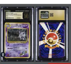 Sabrina's Gengar #94 Pokemon Card Banned Art 1999 Japanese Gym 2 CGC Pristine 10 - Image 2