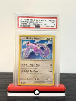 Free postage! 2017 Pokemon SM Black Star Shining Lugia Promo SM82 PSA 9 Mint - Image 1