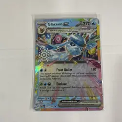 Glaceon ex 26/131 Holiday Snowflake Stamp Promo Pokemon Card Holo - Image 1