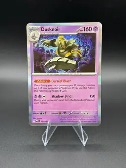 Dusknoir 37/131 Holo - Pokemon TCG Prismatic Evolutions set, 2025. NM - Image 1