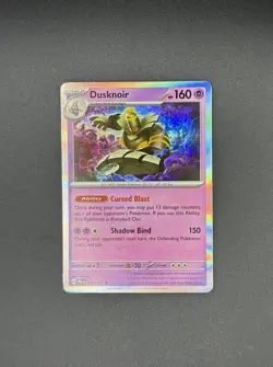 Dusknoir 37/131 Holo - Pokemon TCG Prismatic Evolutions set, 2025. NM - Image 2