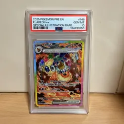 FLAREON EX 146/131 PSA 10 PRISMATIC EVOLUTIONS SIR POKEMON CARD ENGLISH - Image 1
