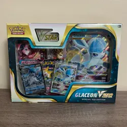 Pokemon TCG Glaceon VSTAR Special Collection Box - SWSH Promo Evolving Fusion - Image 1