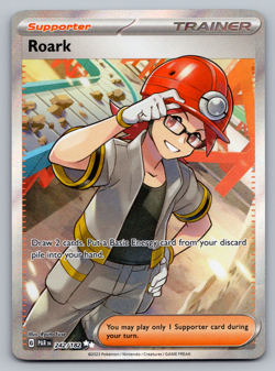 Roark Pokemon Paradox Rift 242/182 Full Art Ultra Rare NM - Image 1