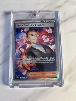 Pokemon TCG Destined Rivals Team Rockets Giovanni Card 238/182 - Image 1