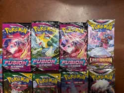 Pokemon TCG: Sword & Shield- (3)Evolving Skies, (3)Fusion Strike,(3)Lost Origin - Image 3