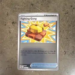 Pokemon Fighting Gong 116/132 Me01: Mega Evolution Reverse Holo Uncommon Trainer - Image 1