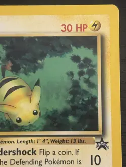 2000 Pokemon TCG Pikachu #27 Wizards Black Star Promo LP - Image 3