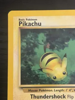 2000 Pokemon TCG Pikachu #27 Wizards Black Star Promo LP - Image 4