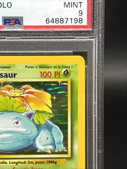 1999 POKEMON SPANISH 1ST Edition #15 VENUSAUR-HOLO PSA 9 👀 WOTC - Image 2