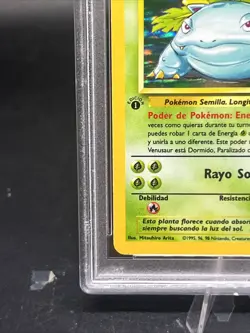 1999 POKEMON SPANISH 1ST Edition #15 VENUSAUR-HOLO PSA 9 👀 WOTC - Image 4