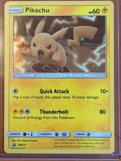 Pokemon TCG Holo promo Pikachu 2019 - Image 1