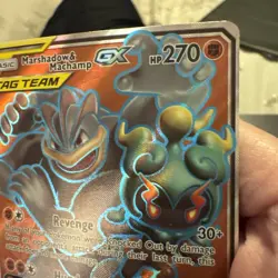 Pokemon Marshadow & Machamp GX (Full Art) 198/214 | Sm-Unbroken Bonds Holo MINT - Image 3