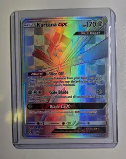 Pokemon Sun & Moon Crimson Invasion #117/111 Kartana GX - Image 1