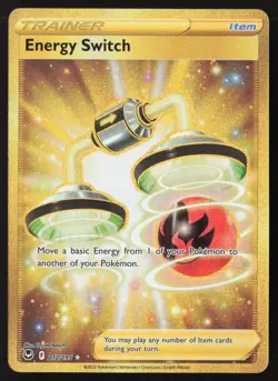 Energy Switch Secret Rare 212/195 Pokemon Silver Tempest - Image 1