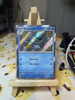 Quaquaval ex SVP 084 & Quaxwell SVP 083 & Quaxly SVP 082 Promo Pokemon TCG - Image 4