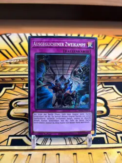 Yugioh Ausgeglichener Zweikampf RA01-DE074 Secret Rare - Image 1