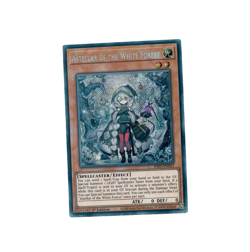 Yugioh Yu-Gi-Oh! Astellar of the White INFO-EN013 1st edition Secret Rare Card - Image 1