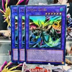 3x Yugioh Playset Aerial Eater MP25-EN234 Ultra Rare 1st Ed Near Mint - Image 1