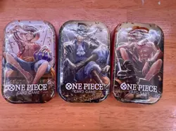 One Piece New Op11 Mini Tins Set of 3 SHIPS FAST IN HAND - Image 1
