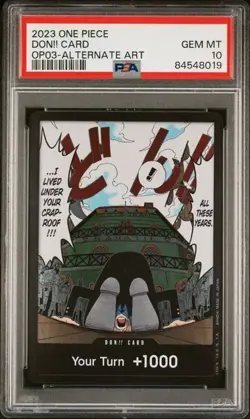 PSA10 Don!! Card OP03 Alt Art OP03 2023 One Piece Card - Image 1