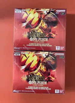 2x ONE PIECE PRB-02 The Best Vol.2 BOOSTER BOX ENG ENGLISH DISPLAY INGLESE PRB02 - Image 1