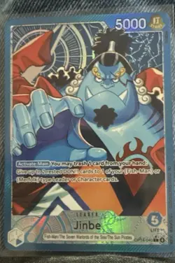 Jinbe - OP14-040 (Alternate Art) OP14-040 The Azure Sea's Seven Foil One Piece - Image 1