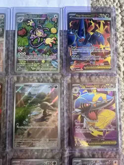 ME Phantasmal Flames Illustration Rare Full Art Card Lot 12 Cards Pokemon TCG - Image 5