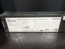Sealed Gundam TCG Accessory and Card Set 01 FIRST COMBAT EVX-01 Ace Mag & Promos - Image 2