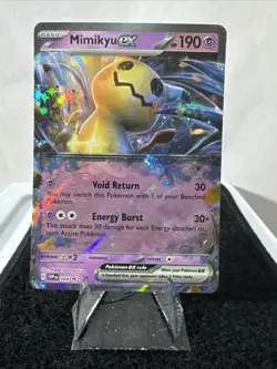 Mimikyu ex SVP 004 Black Star Promo Scarlet And Violet Pokemon Card - Image 1
