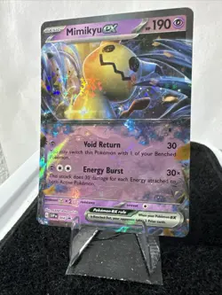 Mimikyu ex SVP 004 Black Star Promo Scarlet And Violet Pokemon Card - Image 2
