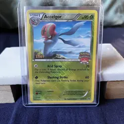 Accelgor 12/101 Pokemon TCG 2011 City Championships STAFF CARD Noble Victories - Image 1