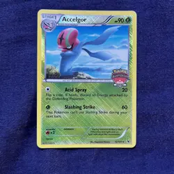Accelgor 12/101 Pokemon TCG 2011 City Championships STAFF CARD Noble Victories - Image 2