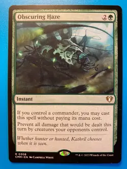 MTG 1x Obscuring Haze # 308 Commander Masters Magic the Gathering Card x1 NM - Image 1