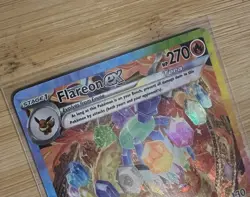 Pokemon TCG Flareon EX Prismatic Evolutions Card 146/131 Sir Illustration Rare - Image 2