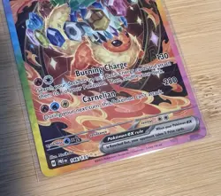 Pokemon TCG Flareon EX Prismatic Evolutions Card 146/131 Sir Illustration Rare - Image 3