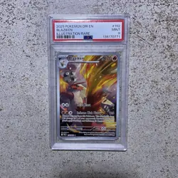 Blaziken 192/182 Illustration Rare Destined Rivals Pokemon Card PSA 9 MINT - Image 1