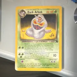 Pokemon Dark Arbok W Stamped 19/82 Wotc Promo Regular 60 HP English Card - Image 1