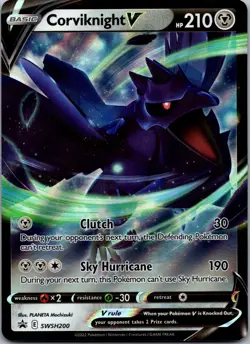 Corviknight V - SWSH200 SWSH: Sword & Shield Promo Cards Promo Holo NM - Image 1
