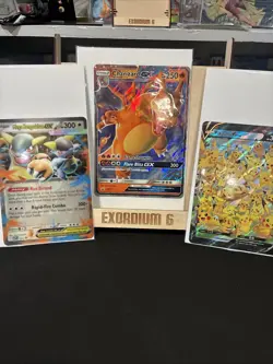jumbo pokemon card lot/ Charizard GX/ Pikachu V-Union / Mega Kangaskhan EX - Image 1
