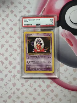 1999 Pokemon TCG Jynx Base Set, Unlimited Uncommon Card 31/102 PSA 7 - Image 1