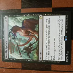 Mtg Deadly Rollick NM/M Commander 2020 Magic the Gathering Card Rare - Image 2