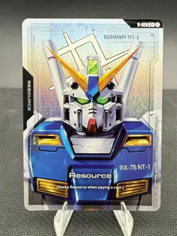 Steel Requiem NT-1 R-020 C+ FOIL - GD03 English TCG Gundam Resource Card - Image 1