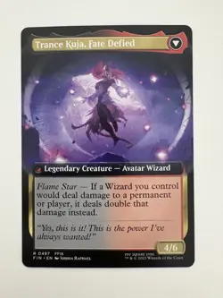 Kuja Genome Sorcerer / Trance Fate Defied Borderless MTG Magic Card NM Mint FIN - Image 2