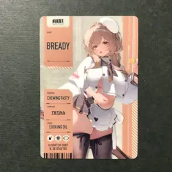 S3301 Bready Nikke Goddess of Victory Metallic Pass Collection Card Ver 3 - Image 1