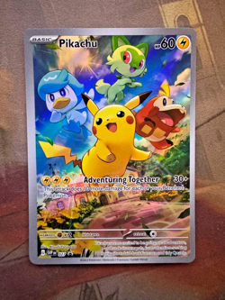 Pikachu 027 Sv: Scarlet & Violet Promo Cards Holo - NM/MINT - Image 1