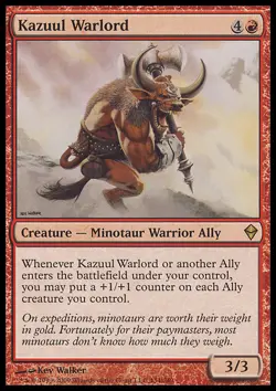 MTG Magic the Gathering Kazuul Warlord (134/280) Zendikar MP - Image 1