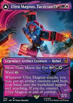 MTG Magic the Gathering Ultra Magnus, Tactician (29/60) Transformers NM - Image 1