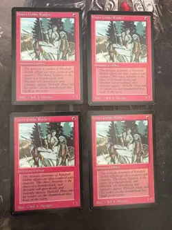 *** BETA Mons s Goblin Raiders x4 *** NM-Mint Beauty! - DUTY FREE - Magic MtG - Image 1